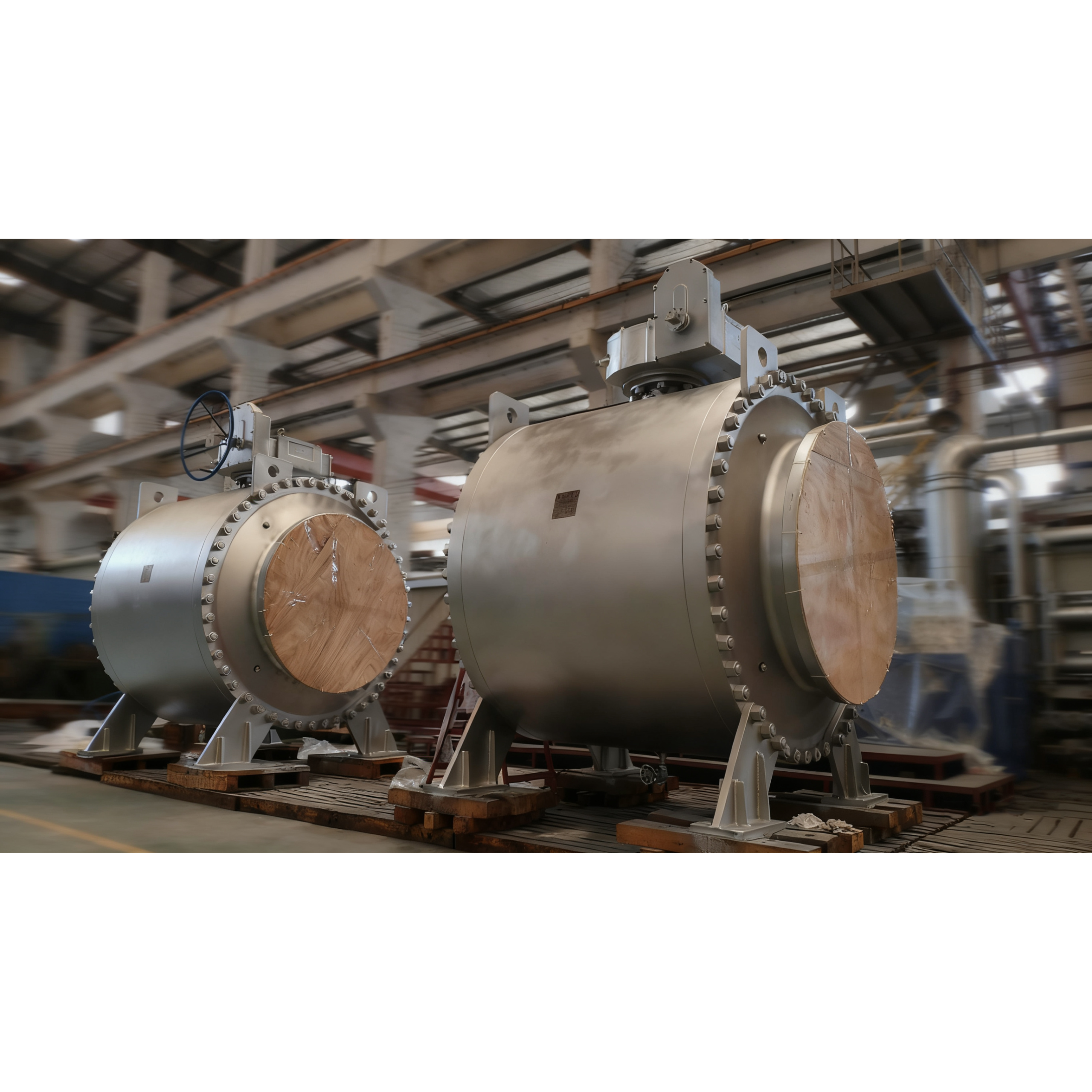 Large Bore Trunnion Mounted Ball Valve